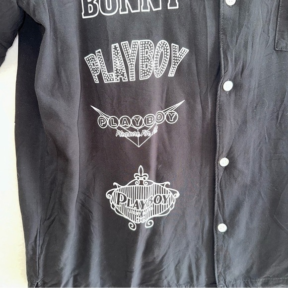 Playboy x PacSun Neon Capital Camp Shirt Short Sleeve Men's Small - Picture 8 of 12